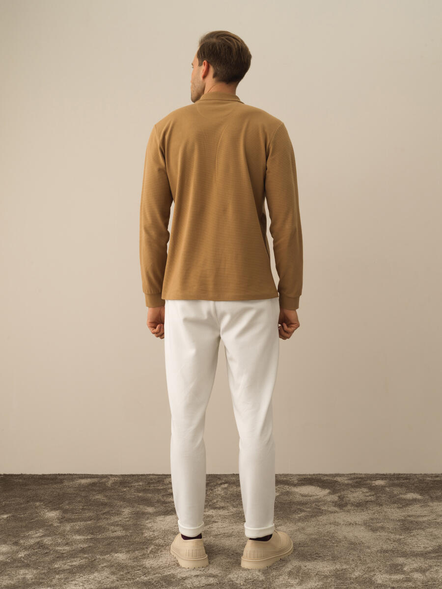 Camel Regular Fit Basic Polo Tişört - 4