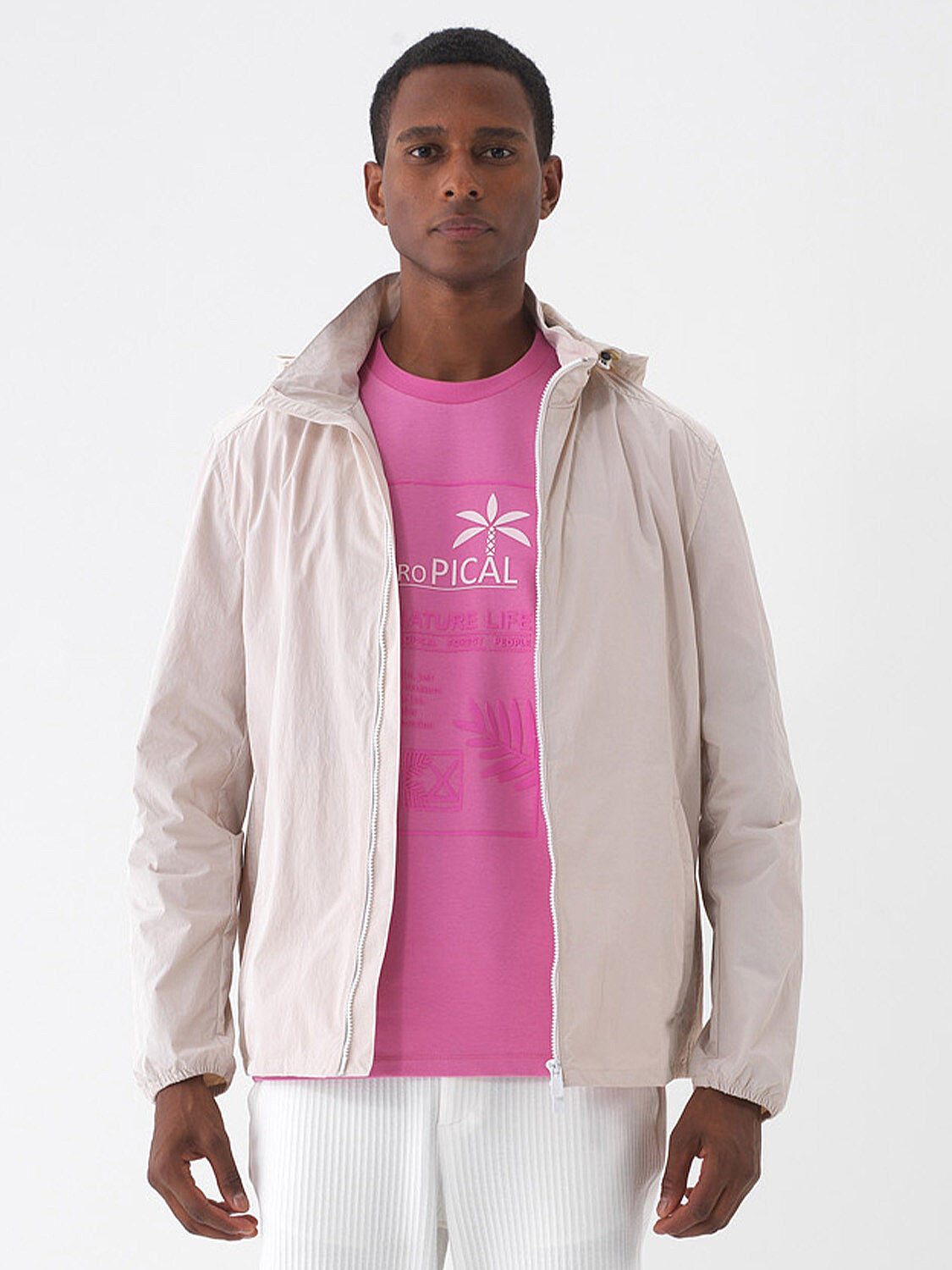 Taş Rengi Formunu Koruyan Regular Fit Yağmurluk