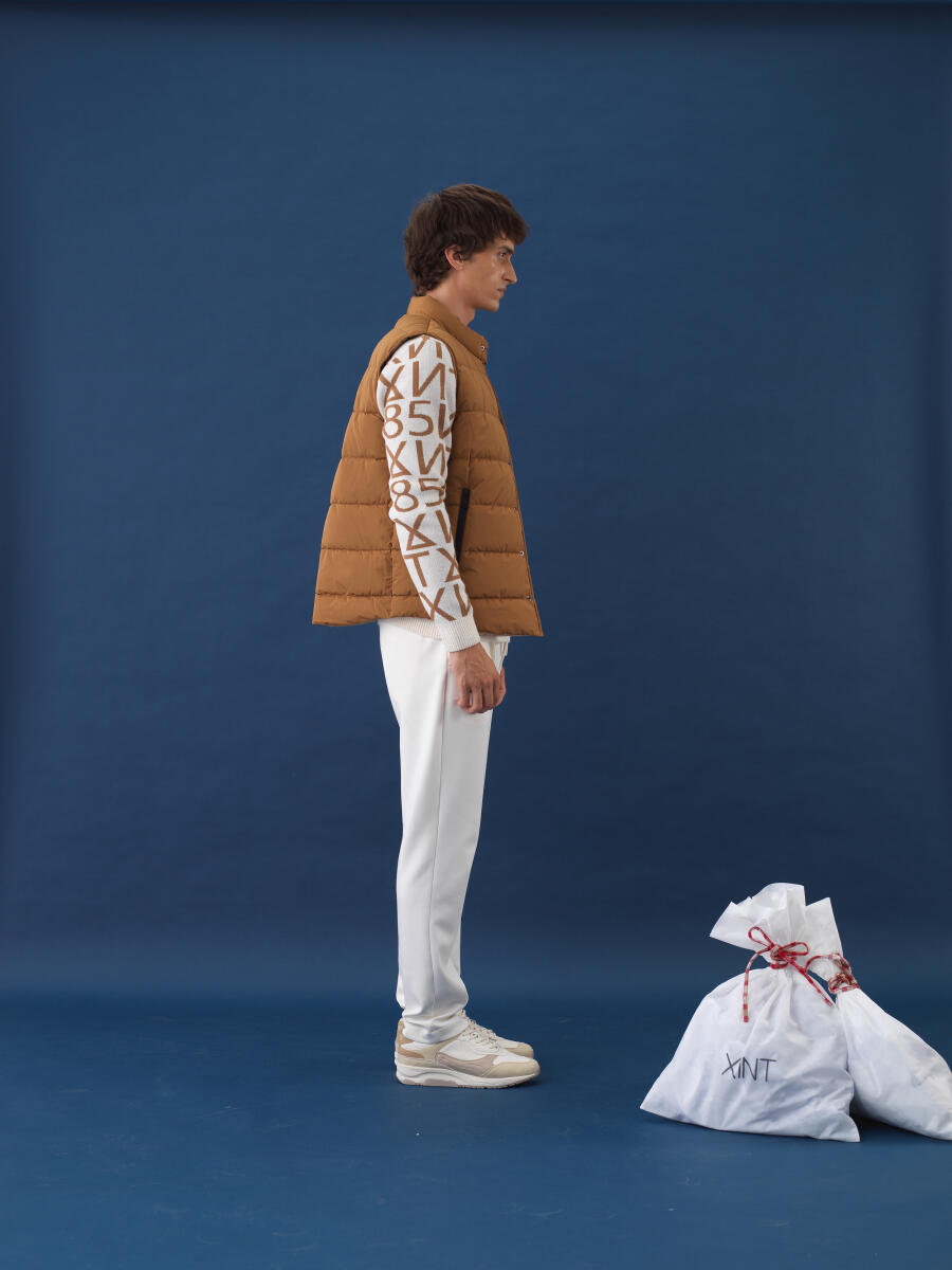 Camel Formunu Koruyan Regular Fit Yelek - 5