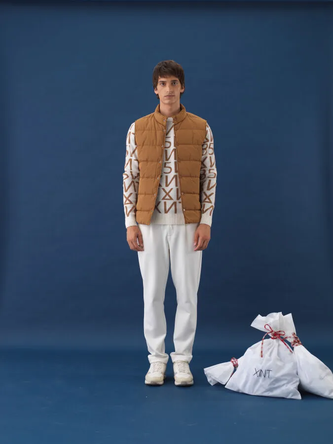 Camel Formunu Koruyan Regular Fit Yelek - Xint