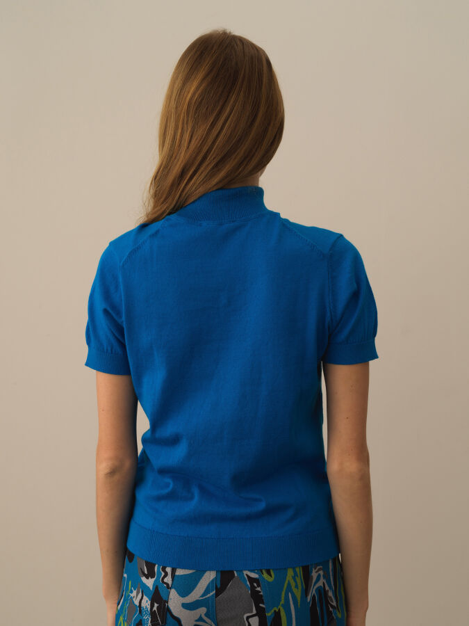 Half Turtleneck Regular Fit Basic Sweater - Xint