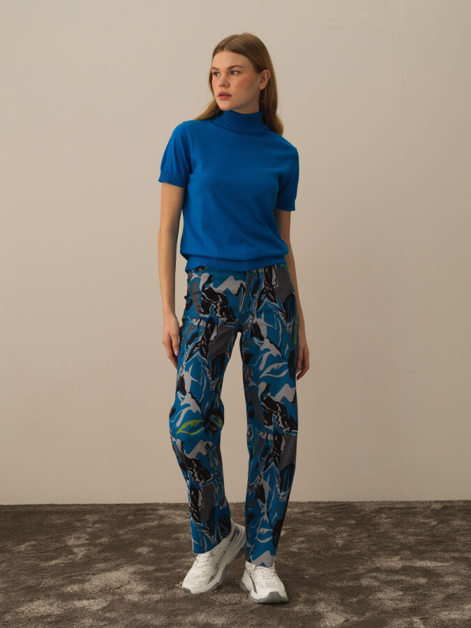 Half Turtleneck Regular Fit Basic Sweater - Xint