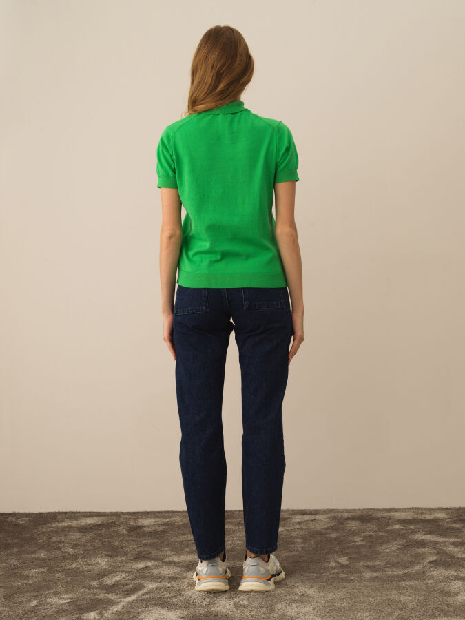 Half Turtleneck Regular Fit Basic Sweater - Xint