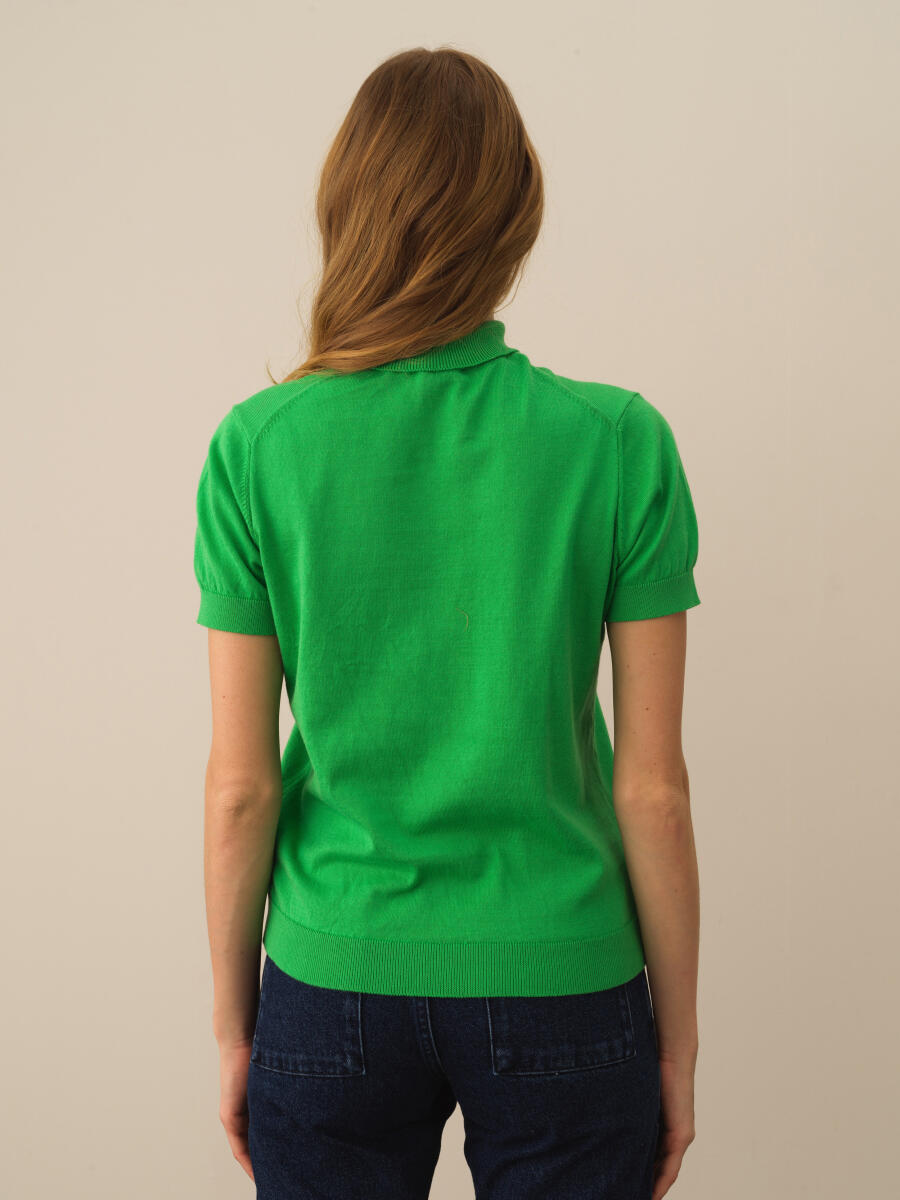 Half Turtleneck Regular Fit Basic Sweater - 3