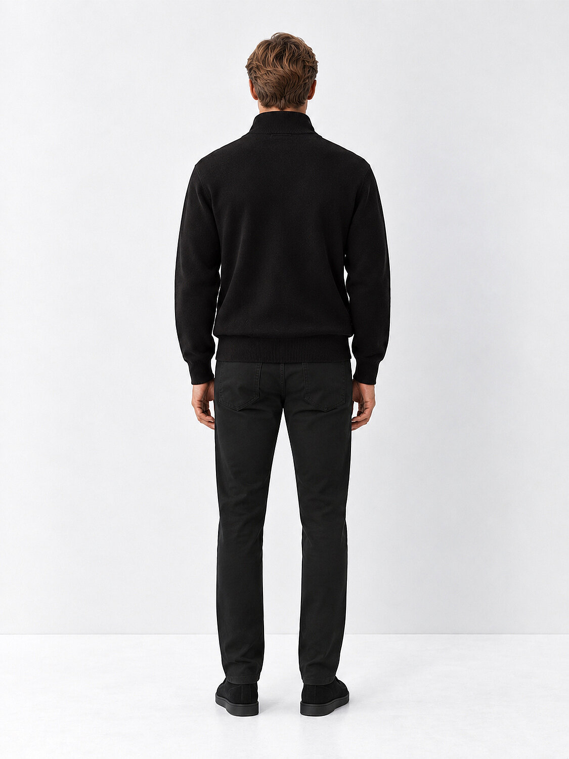 Half Zippered Regular Fit Sweatshirt - 5