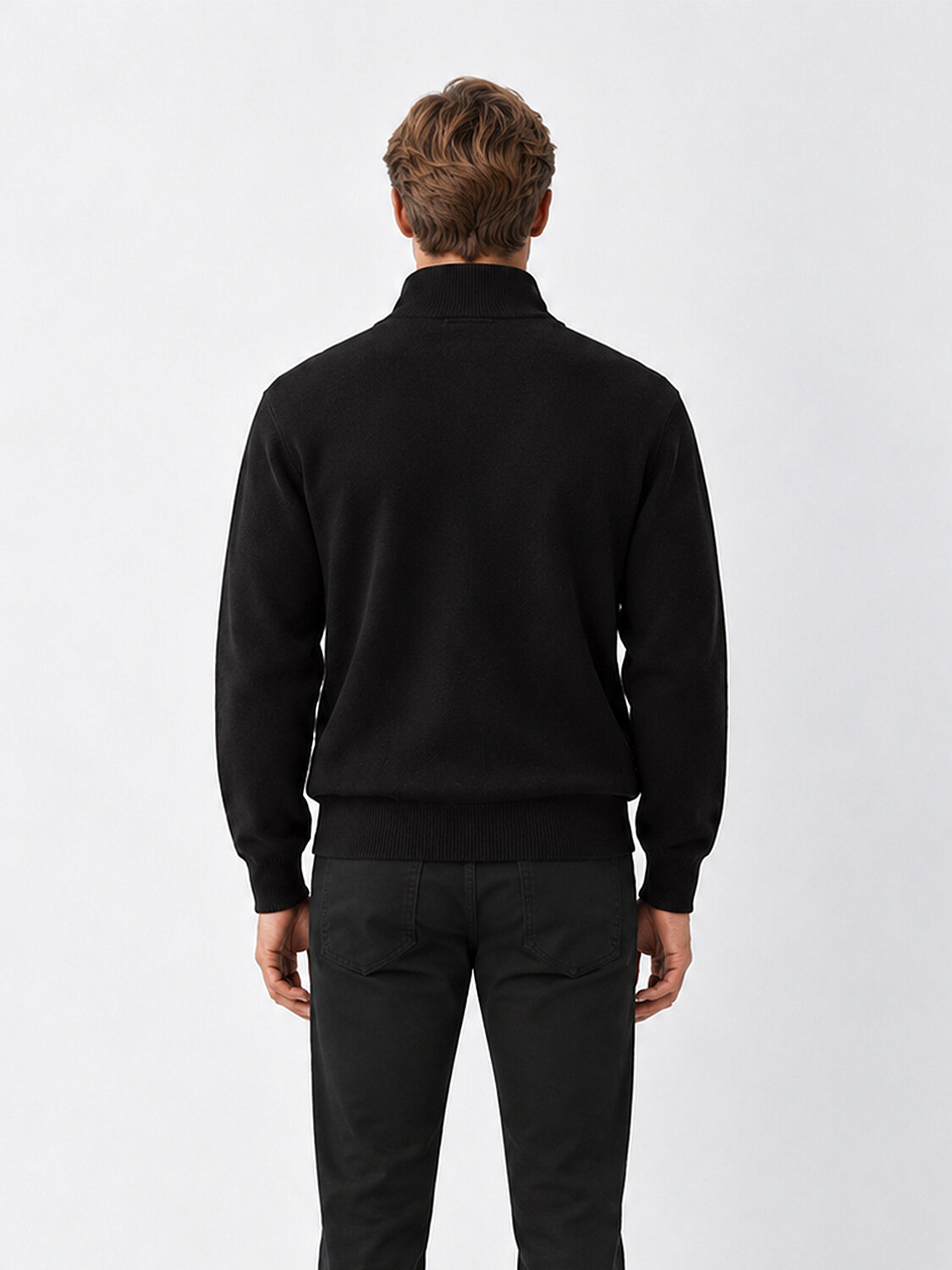 Half Zippered Regular Fit Sweatshirt - 4