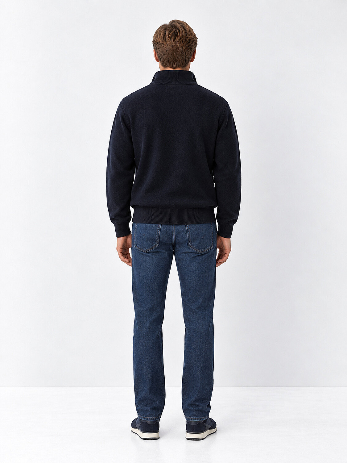 Half Zippered Regular Fit Sweatshirt - 5