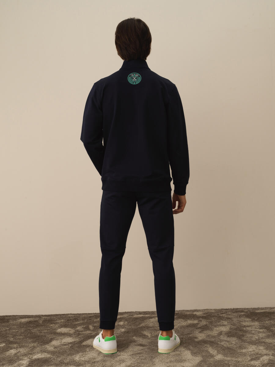 Half Zippered Regular Fit Sweatshirt - 5