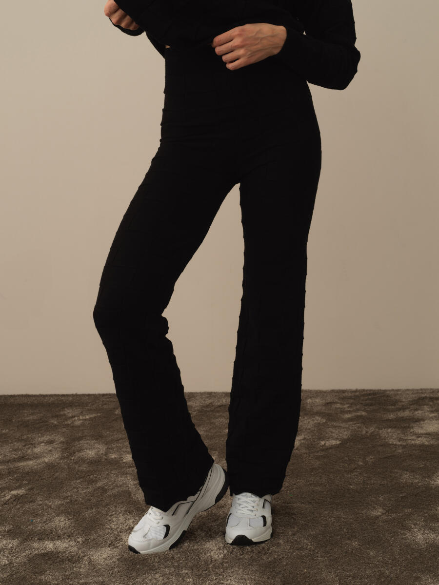 High Waist Oversized Knit Pants