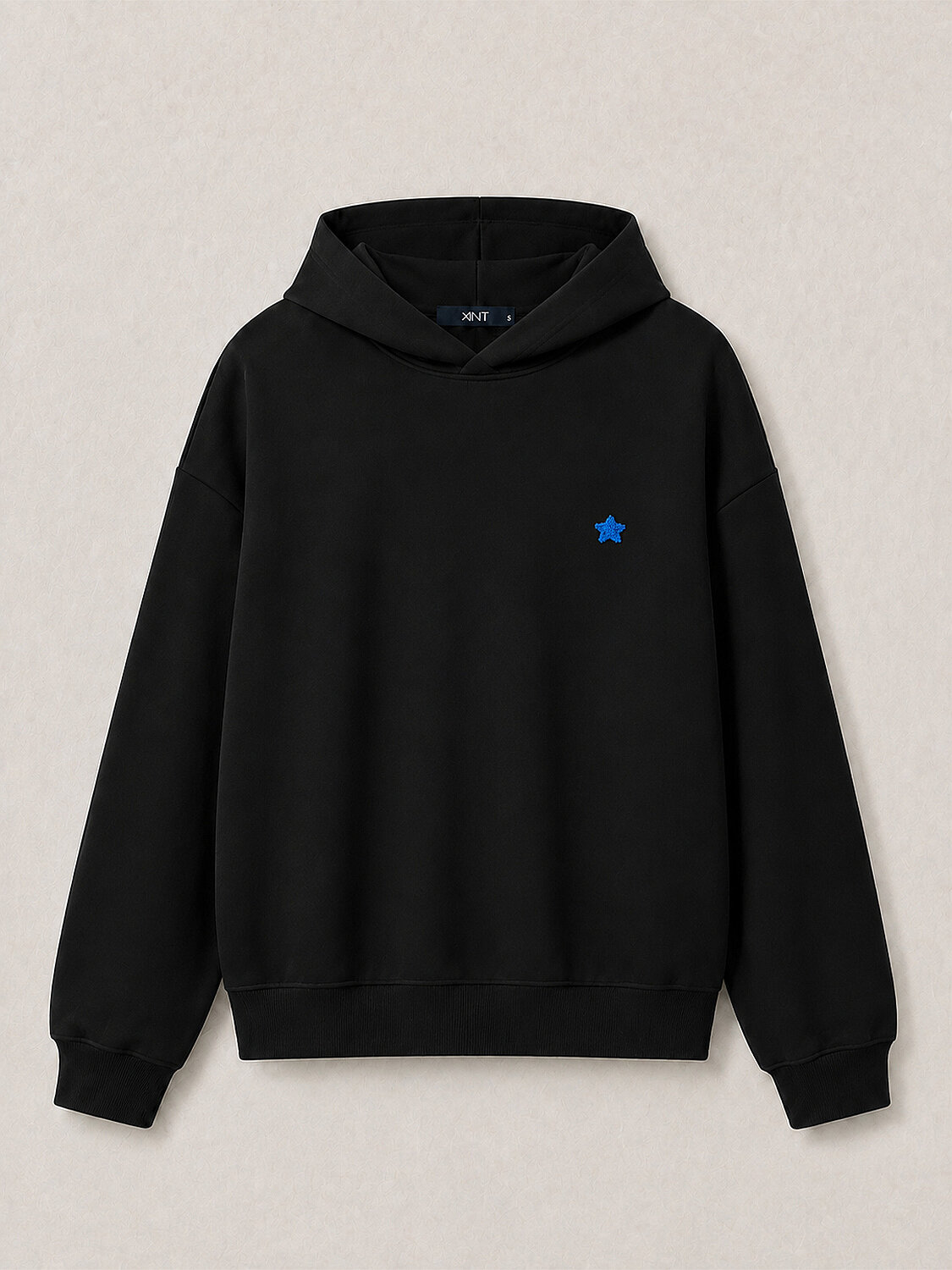 Hooded Cotton Oversized Basic Sweatshirt - 5