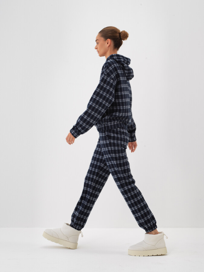 Hooded Oversized Printed Sweatshirt - Xint