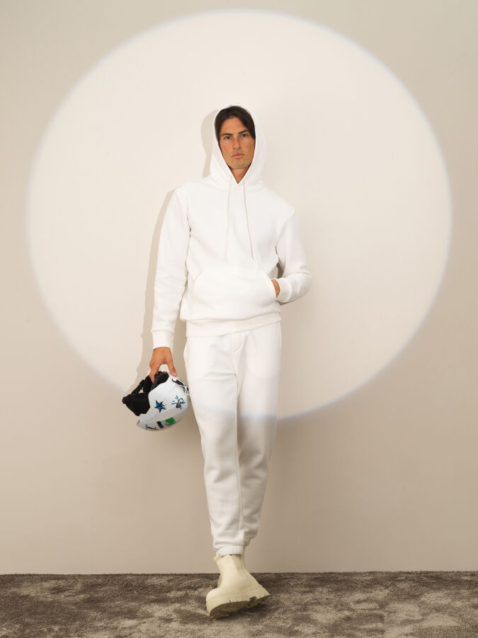 Hooded Regular Fit Basic Sweatshirt - Xint