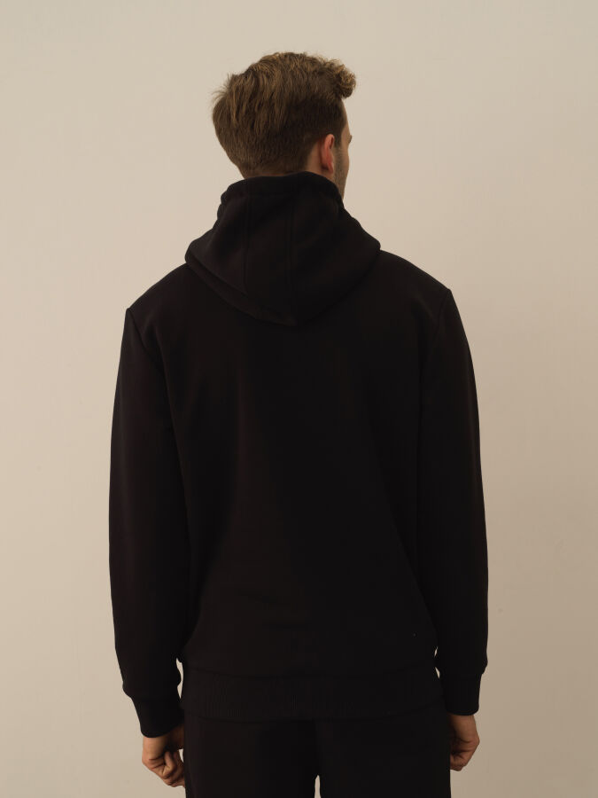 Hooded Regular Fit Basic Sweatshirt - Xint