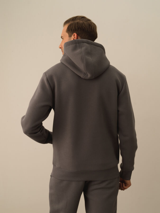 Hooded Regular Fit Basic Sweatshirt - Xint