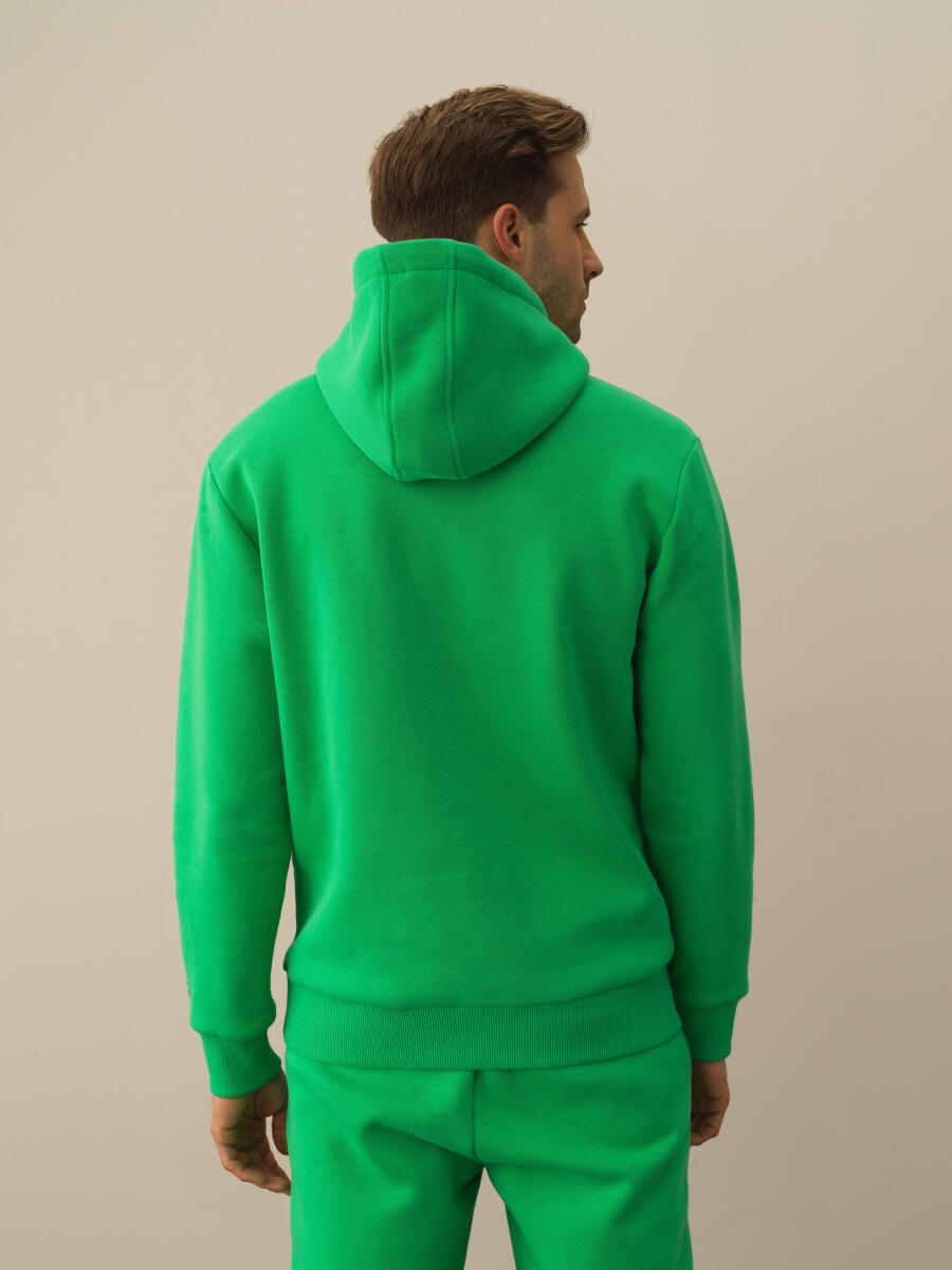Hooded Regular Fit Basic Sweatshirt - 4