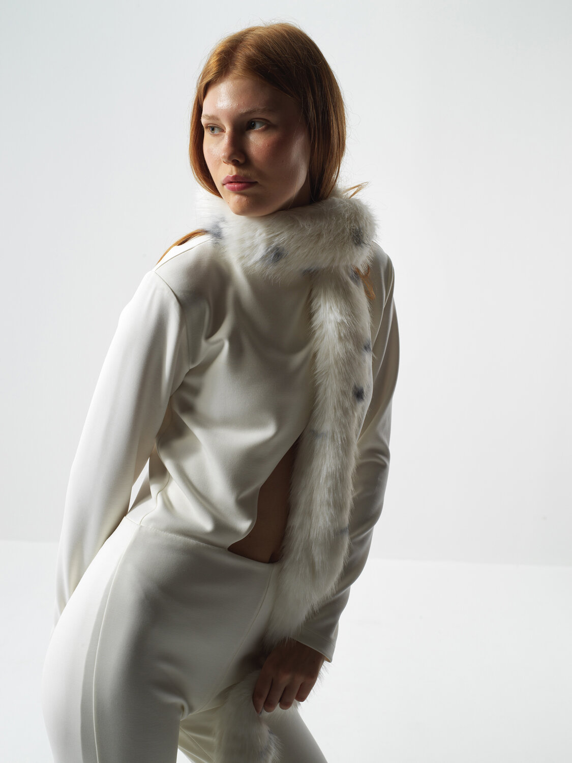 Ekru Formunu Koruyan Standart Fit Atkı - Xint