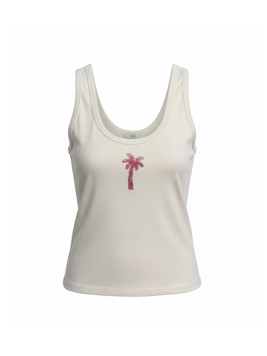 Bej Doğal Dökümlü Regular Fit Atlet - 4