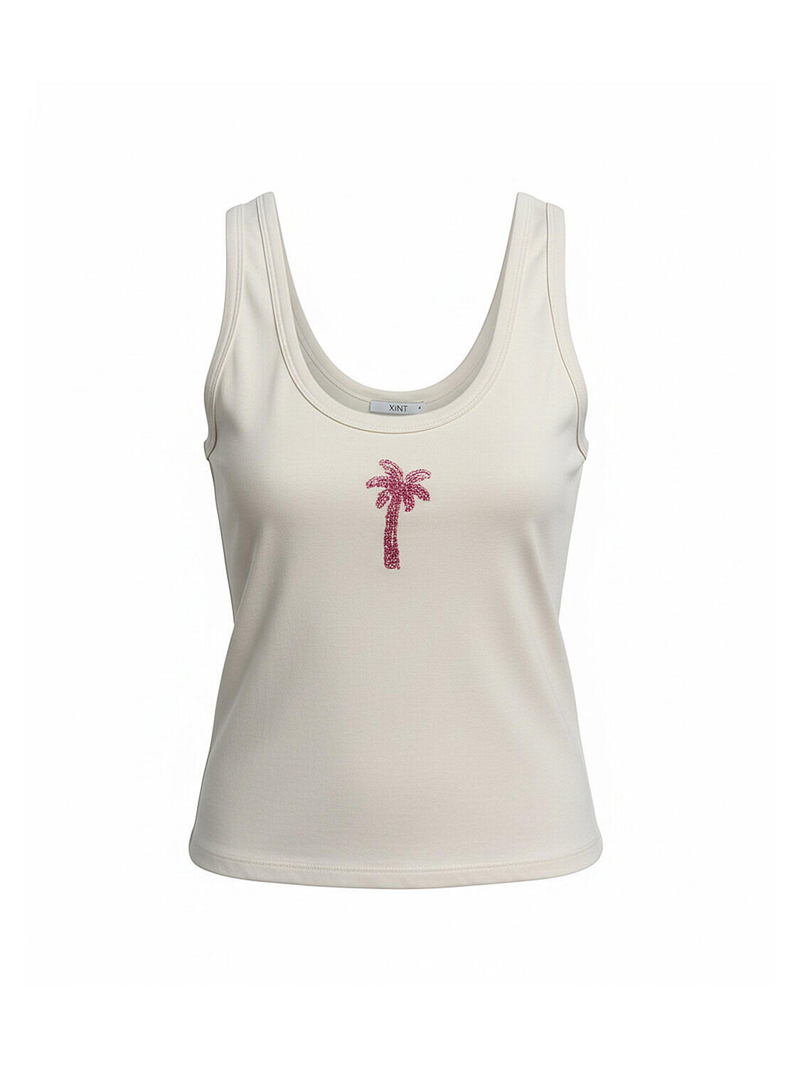 Bej Doğal Dökümlü Regular Fit Atlet - 4