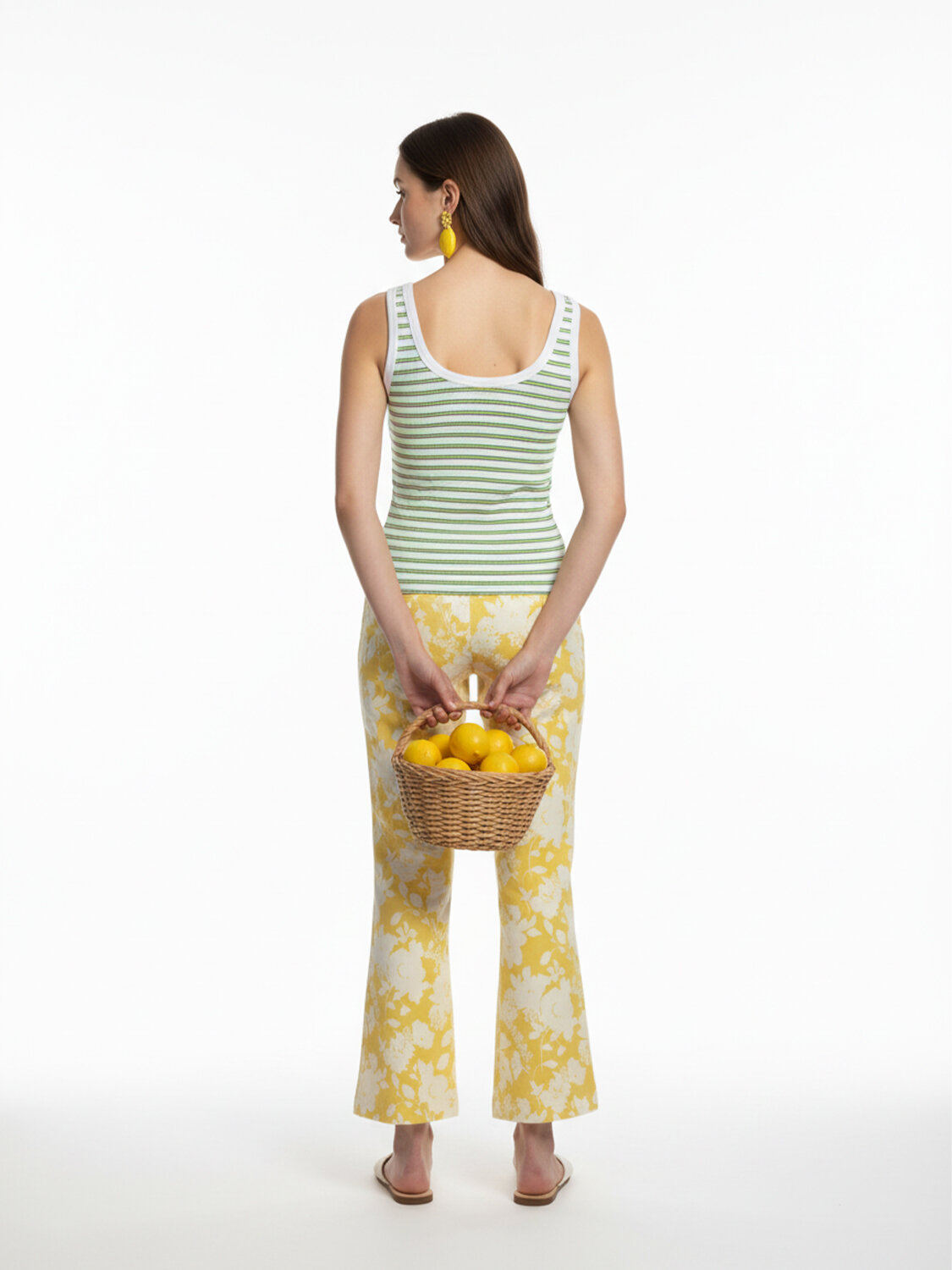 Beyaz Pamuk Dokulu Regular Fit Atlet - 4