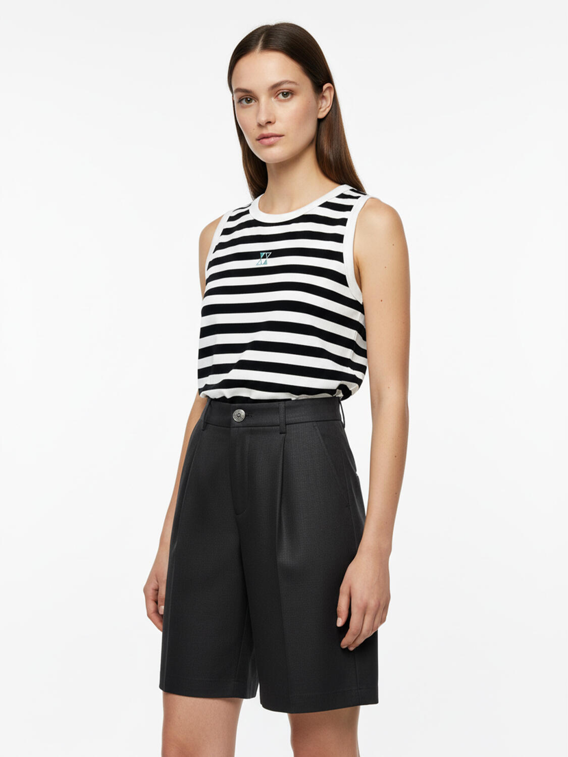 Siyah Pamuk Dokulu Slim Fit Atlet - 3