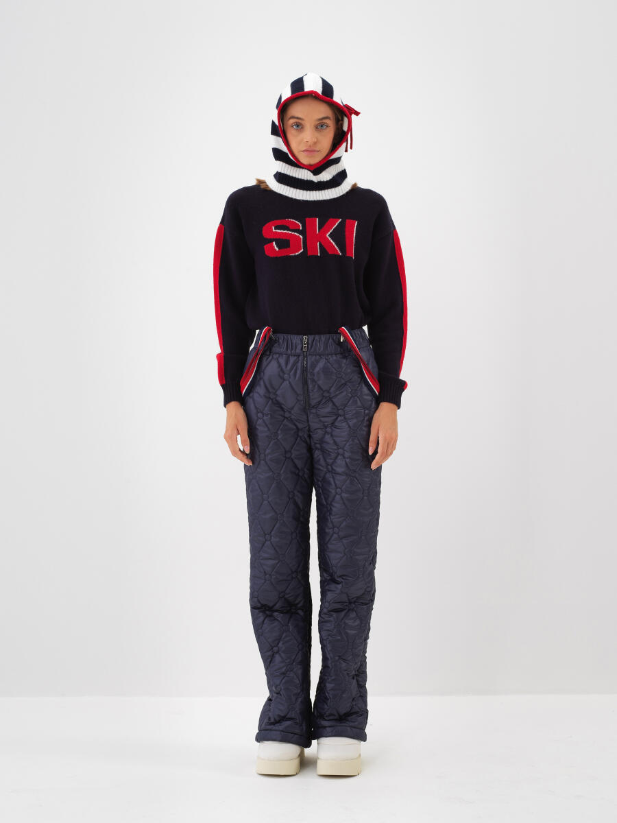 Lacivert Yumuşak Dokulu Regular Fit Bere - 4