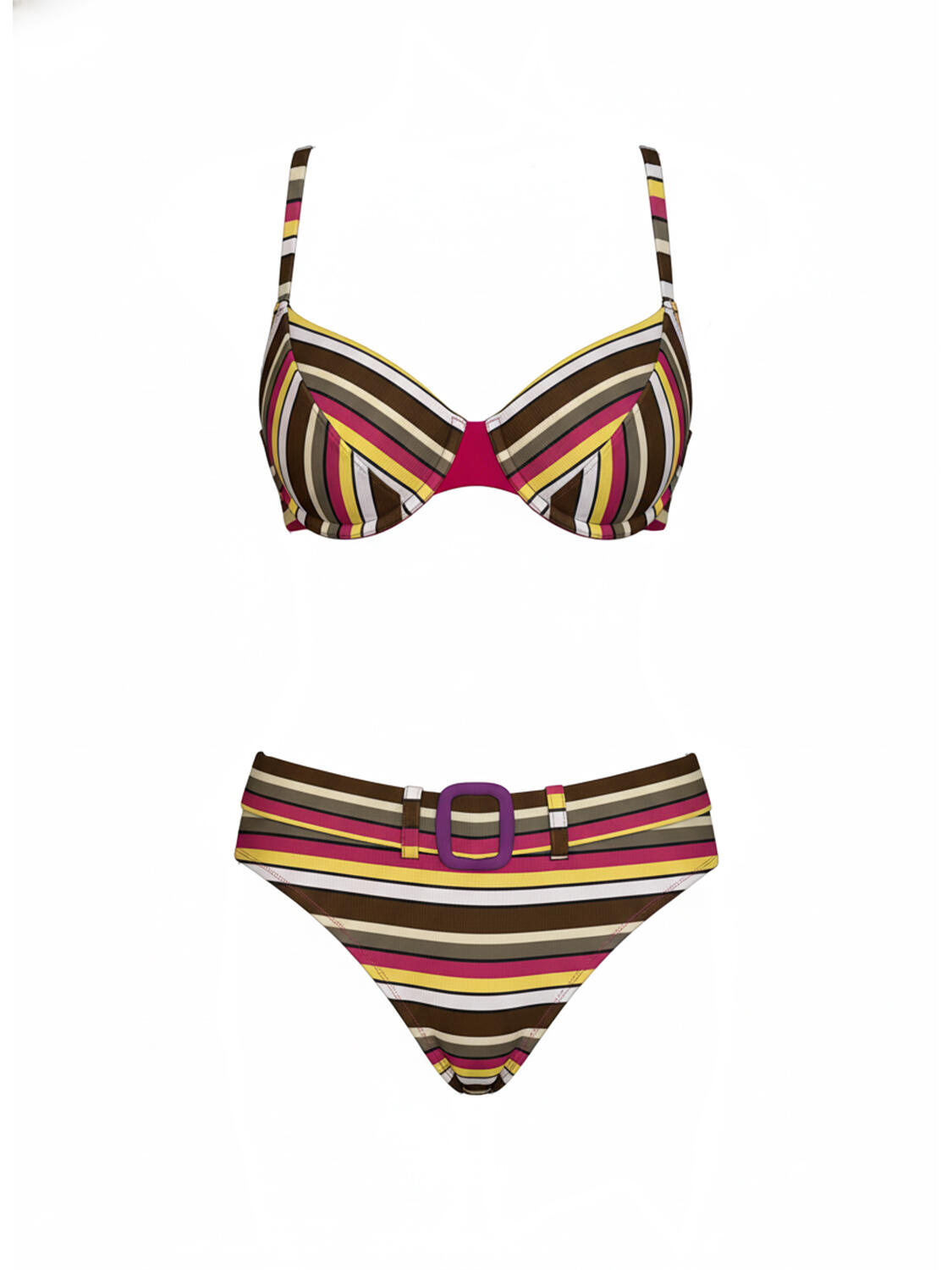 Fuşya Formunu Koruyan Regular Fit Bikini Alt - 4