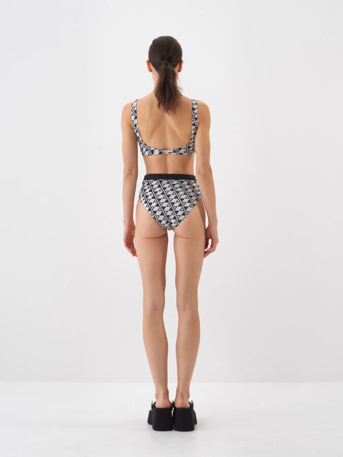 Siyah Formunu Koruyan Regular Fit Bikini Altı - 5