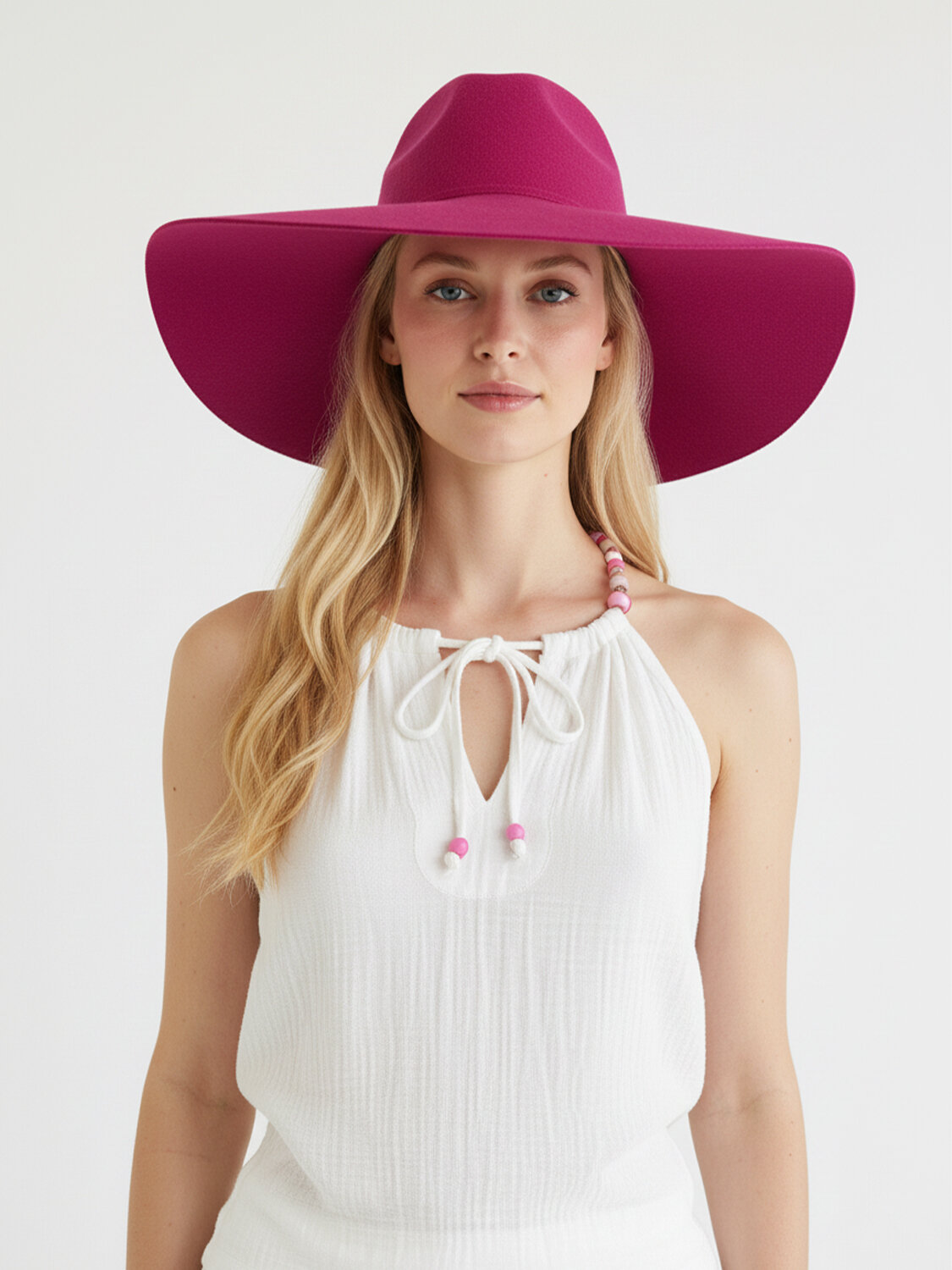 Bej Pamuk Dokulu Oversize Bluz - 3