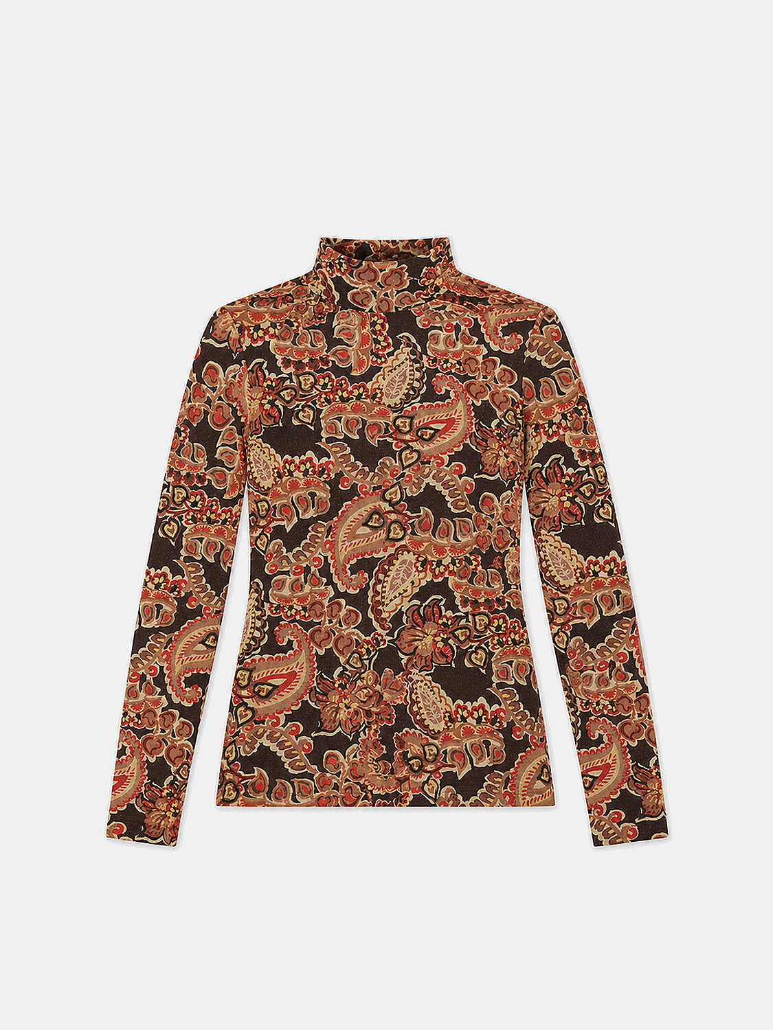 Camel Slim Fit Dik Yaka Simli Bluz