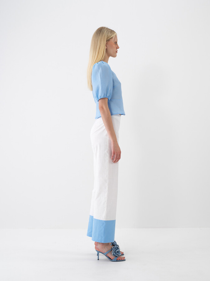 Mavi %100 Keten Regular Fit Bluz (3)