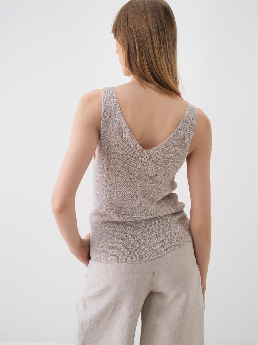 Naturel Doğal Dökümlü Regular Fit Bluz - 4