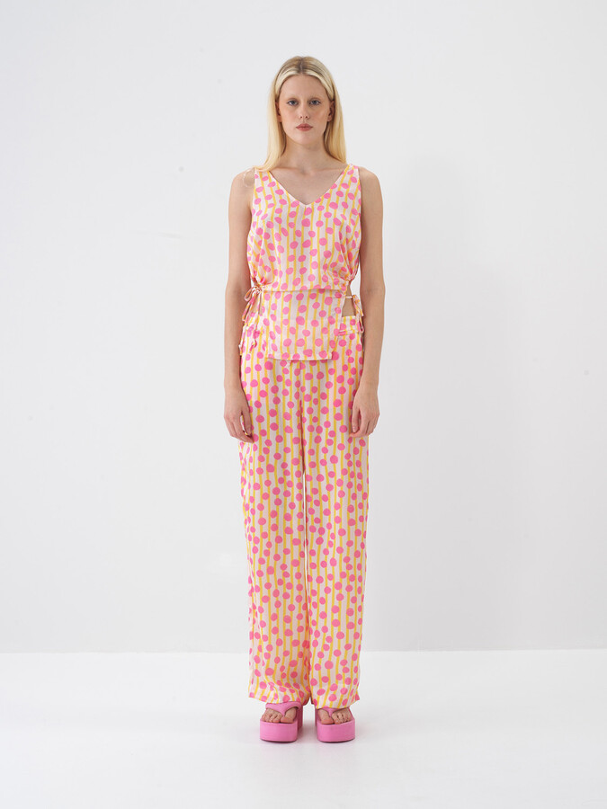 Pembe Formunu Koruyan Oversize Bluz - 2