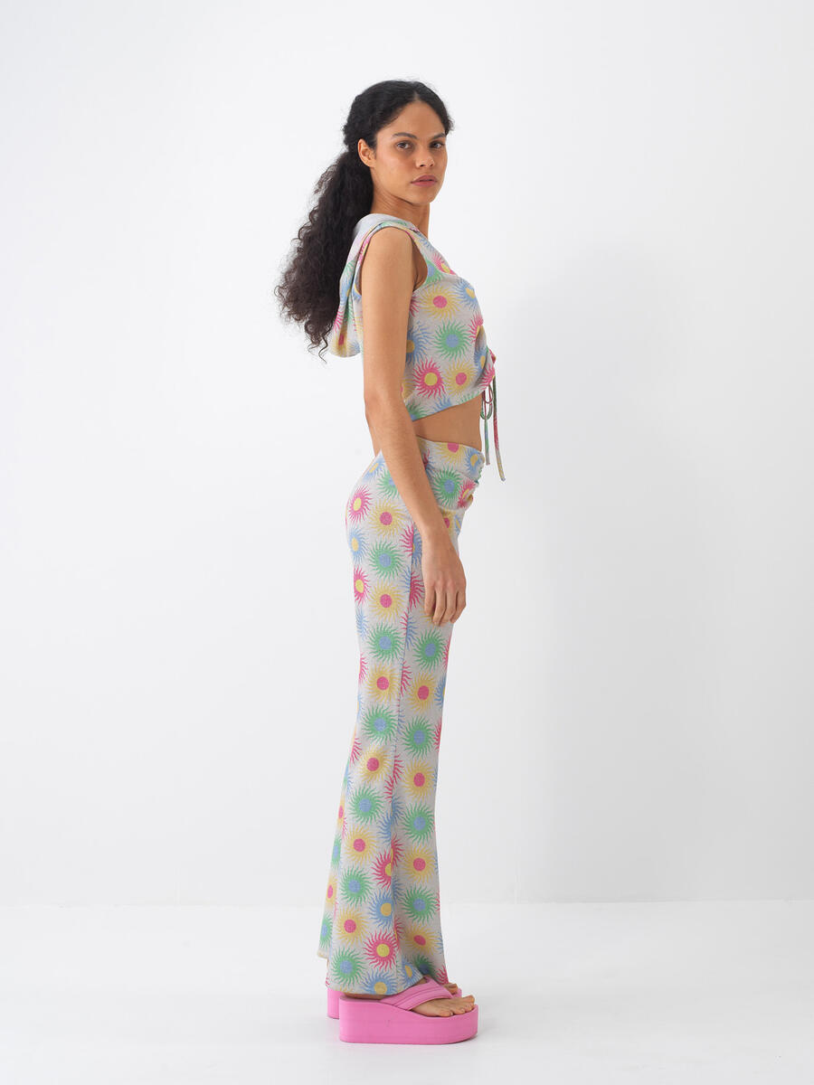 Pembe Doğal Dökümlü Regular Fit Bluz - 5