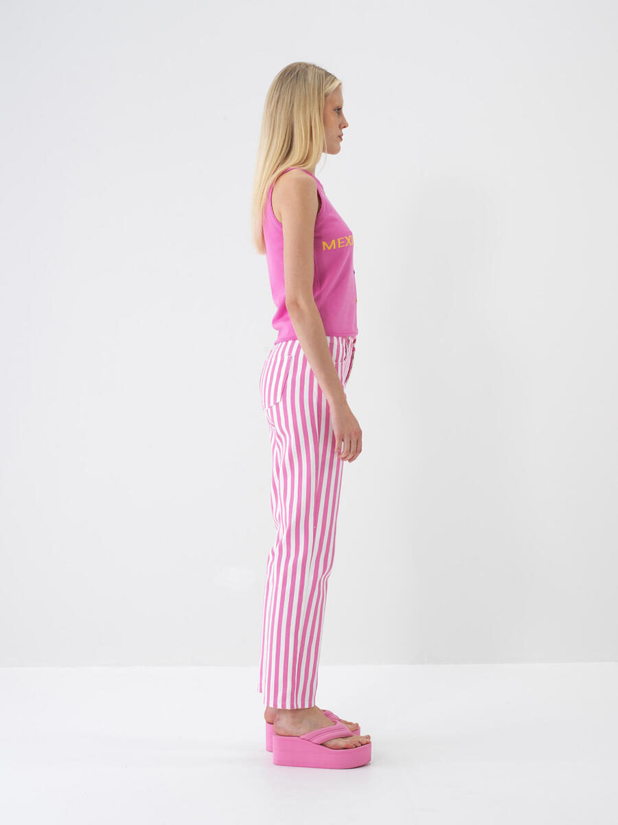 Pembe Pamuk Dokulu Regular Fit Bluz - 3
