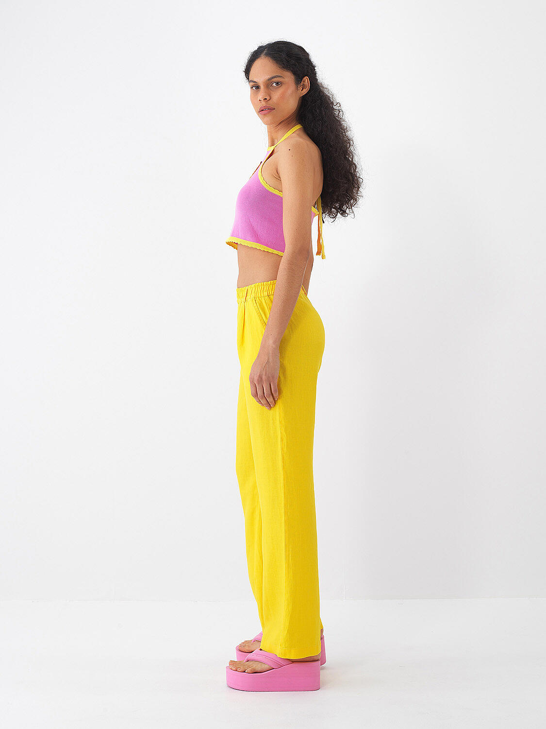 Pembe Pamuk Dokulu Regular Fit Bluz - 3