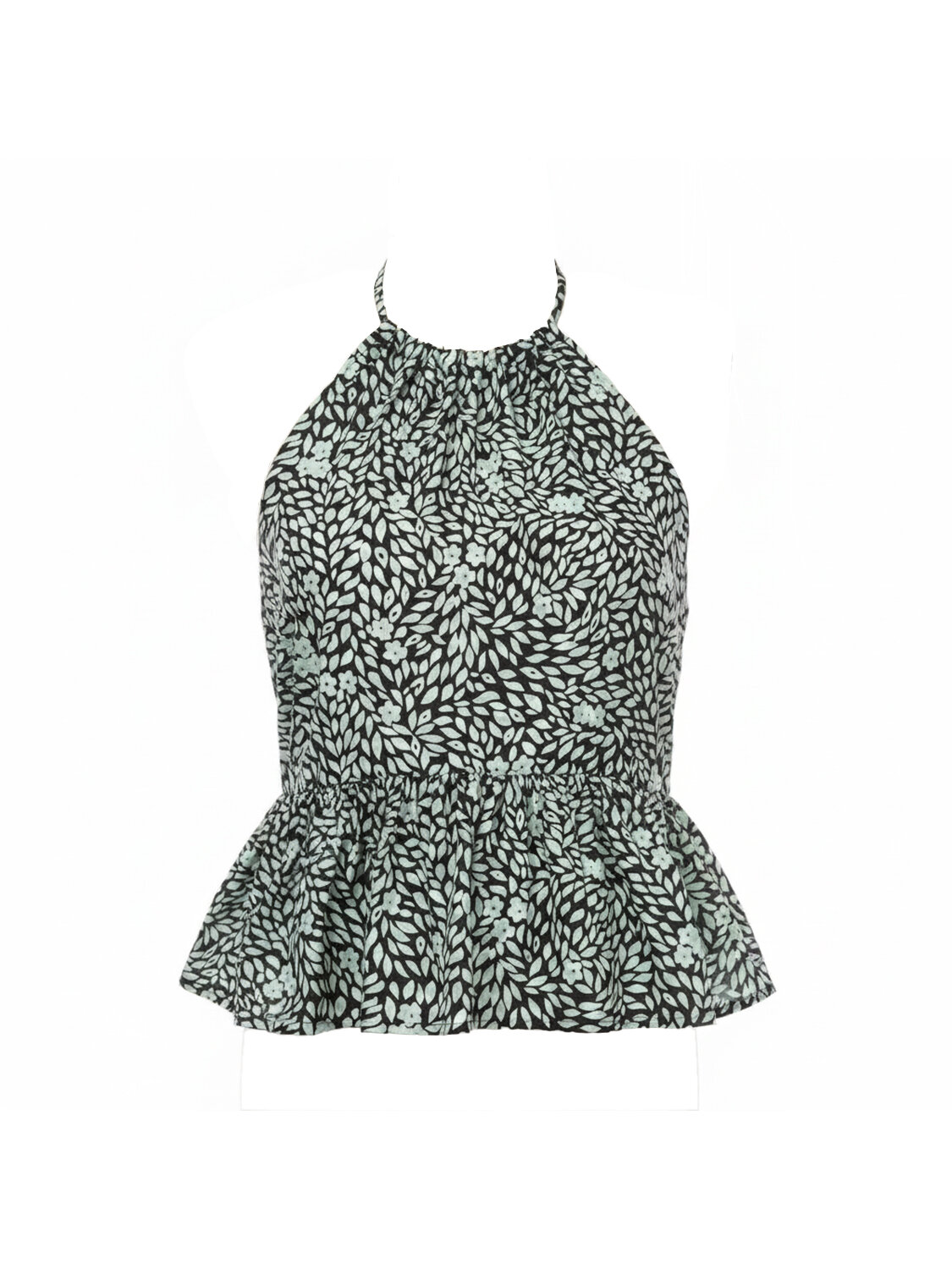 Siyah Pamuk Dokulu Regular Fit Bluz - 4