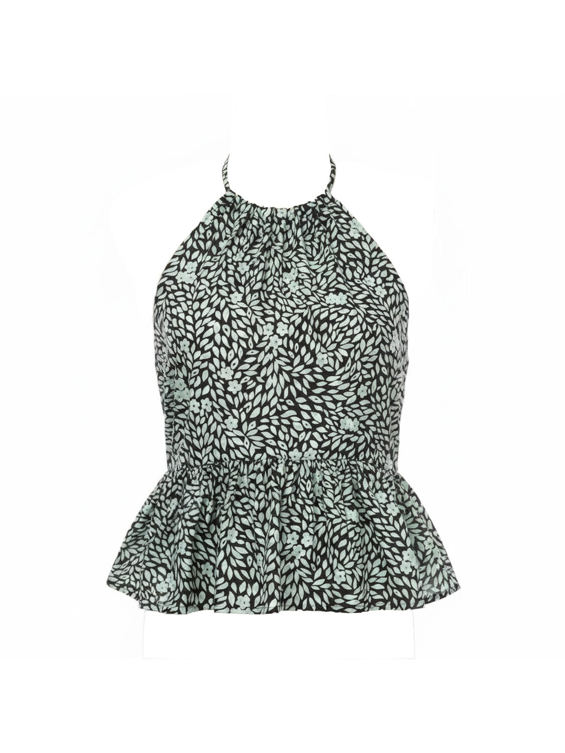 Siyah Pamuk Dokulu Regular Fit Bluz - 4