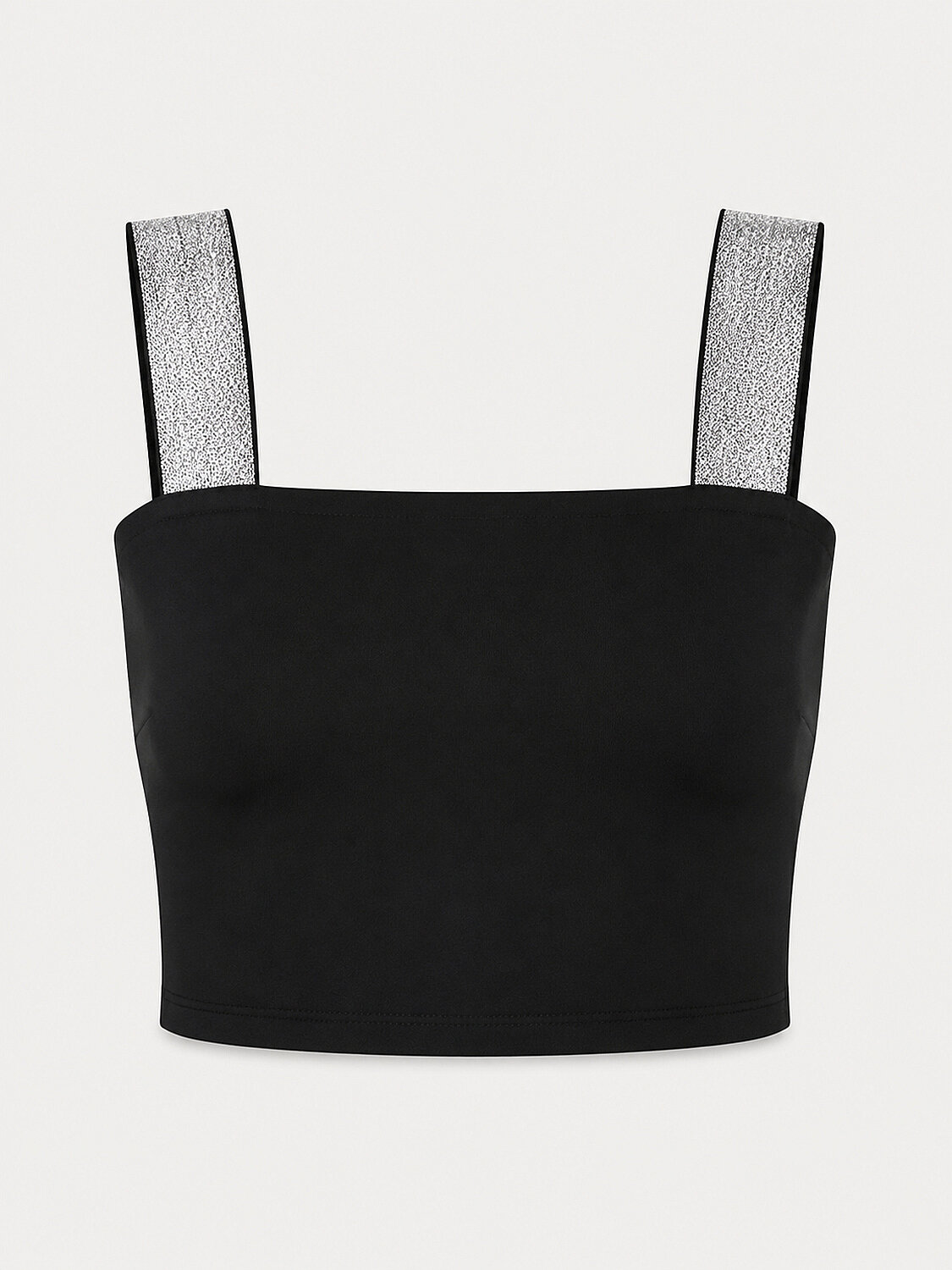 Siyah Pamuk Dokulu Slim Fit Bluz - 5