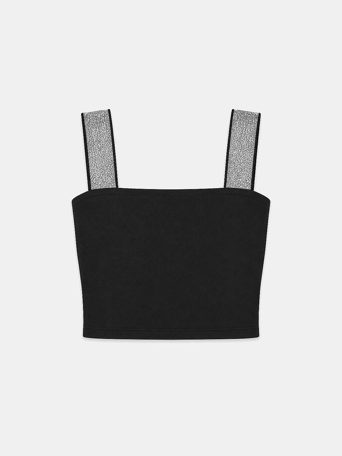 Siyah Slim Fit Pamuklu Bluz - 1