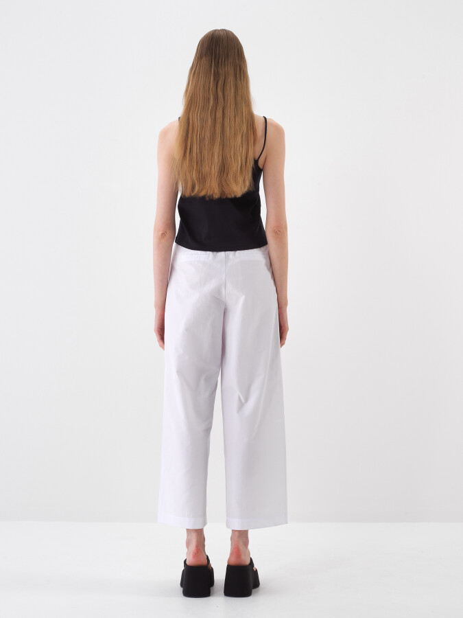 Siyah Pamuk Dokulu Regular Fit Bluz - 4