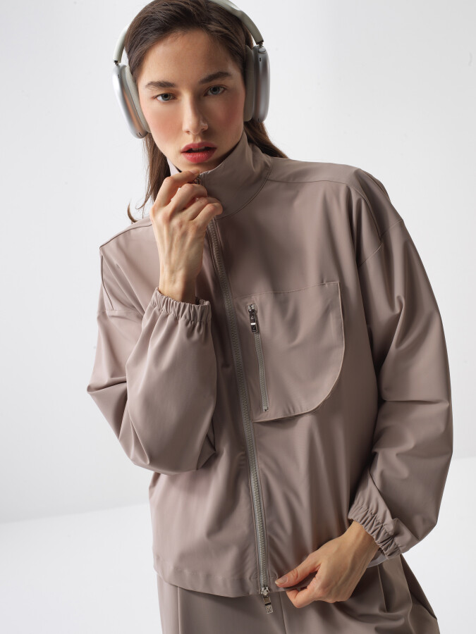 Bej Oversize Ceket - Xint