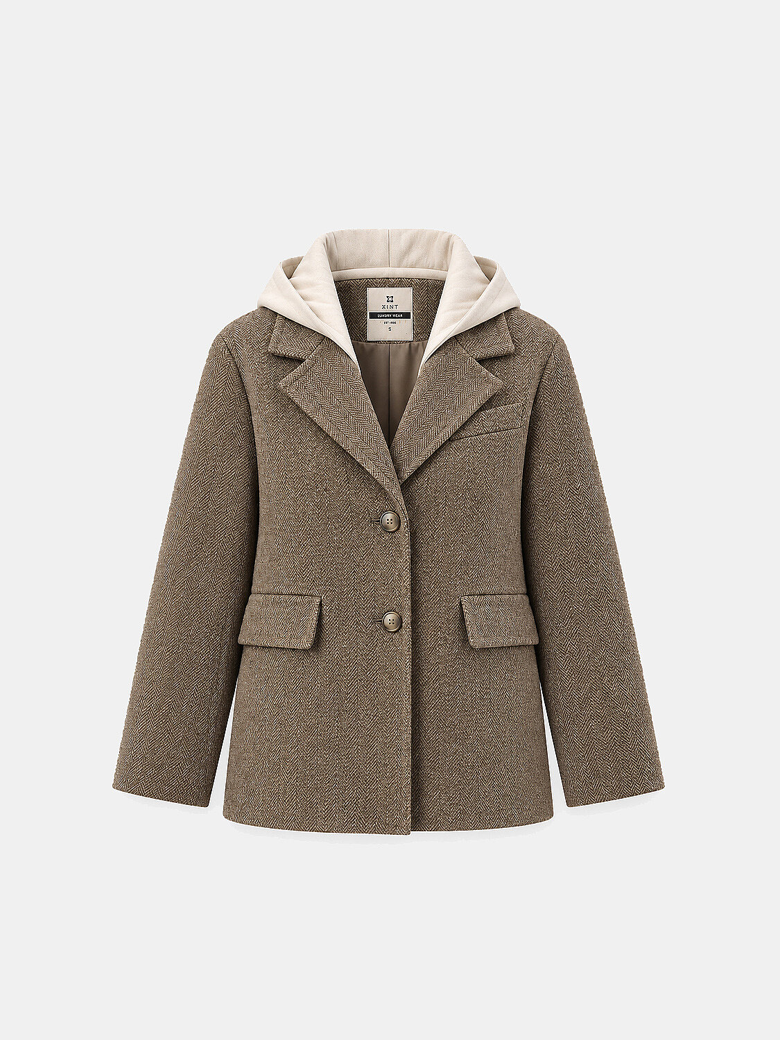 Camel Oversize Yünlü Ceket (1)