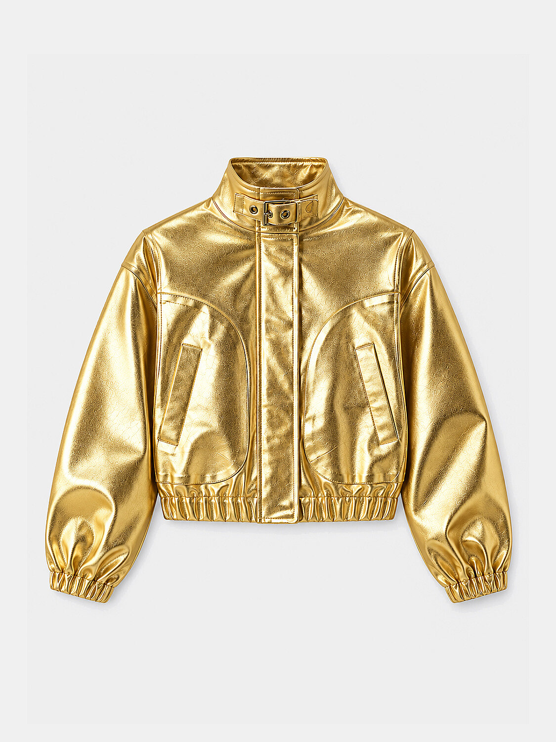 Gold Oversize Pamuklu Ceket