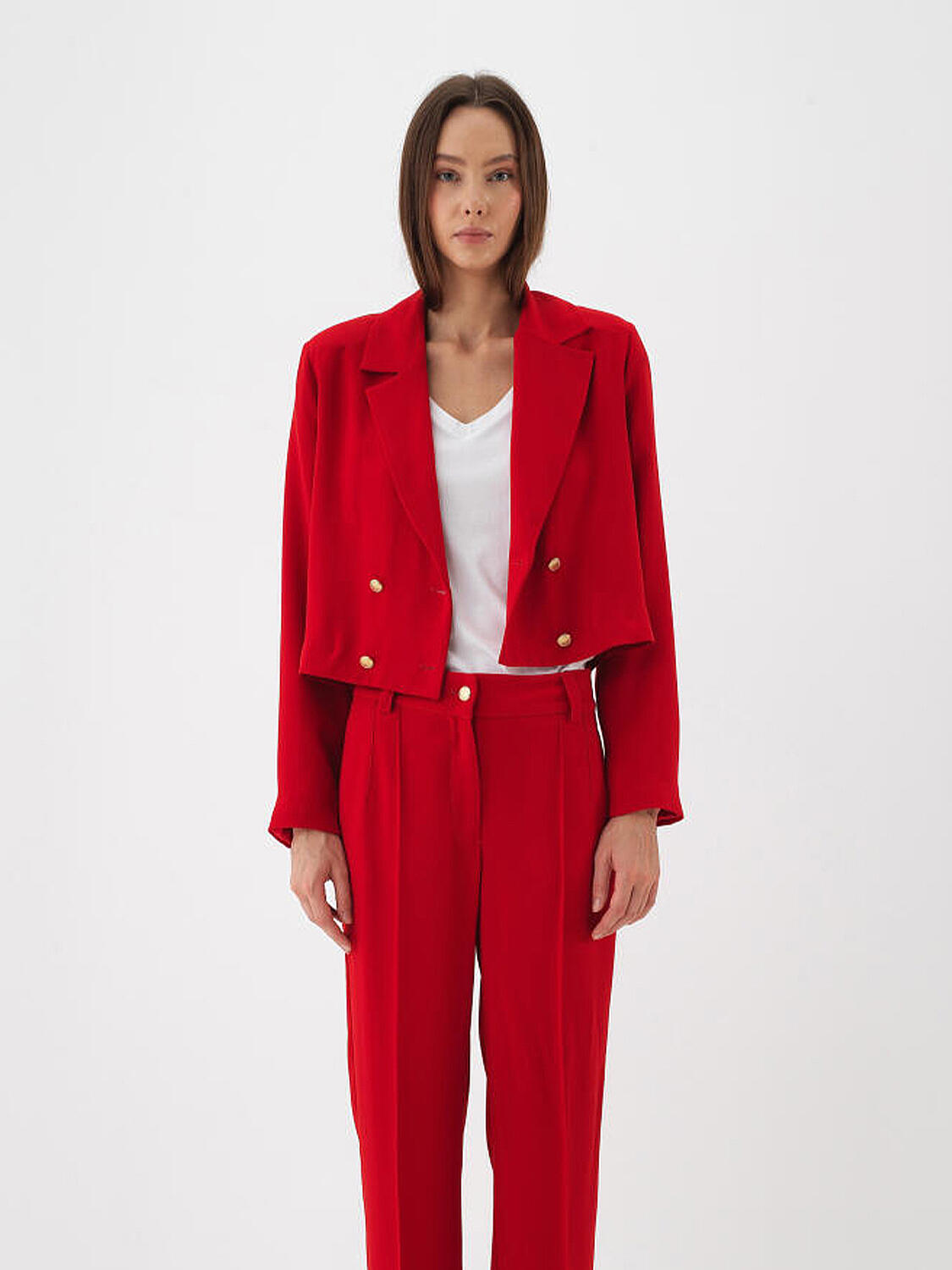 Kırmızı Regular Fit Ceket (1)