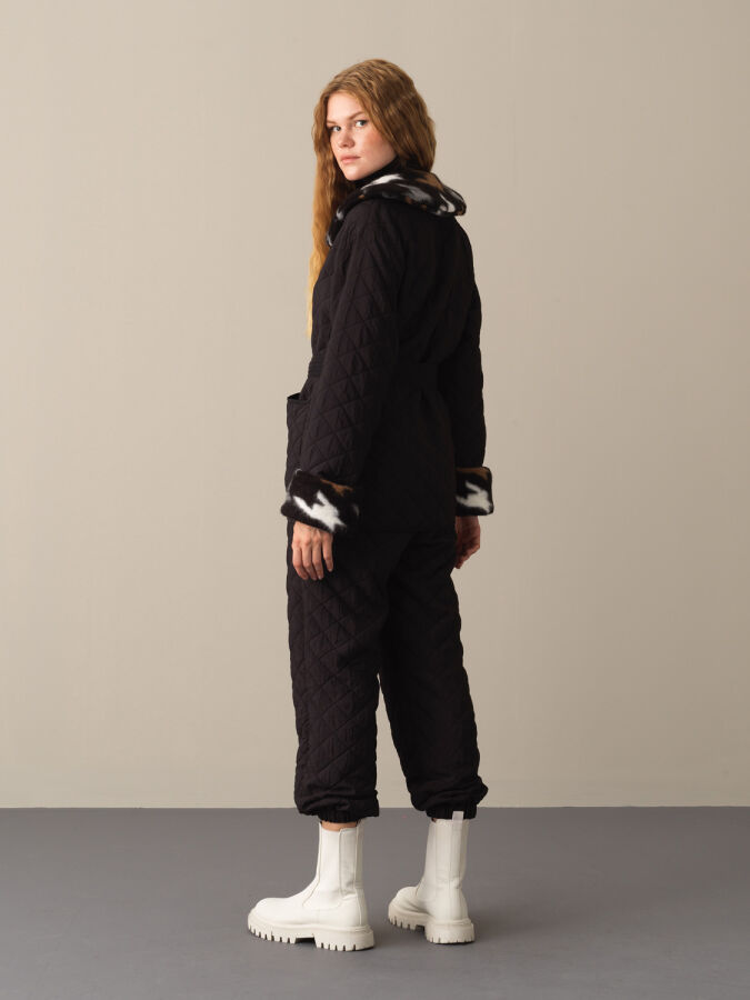 Siyah Oversize Ceket - 4