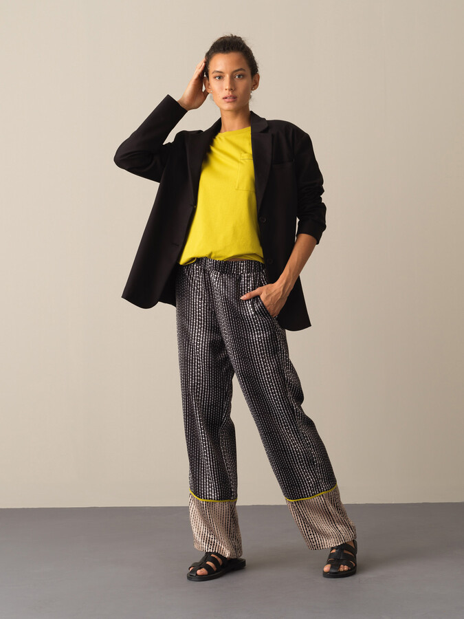 Siyah Oversize Pamuklu Ceket - 2