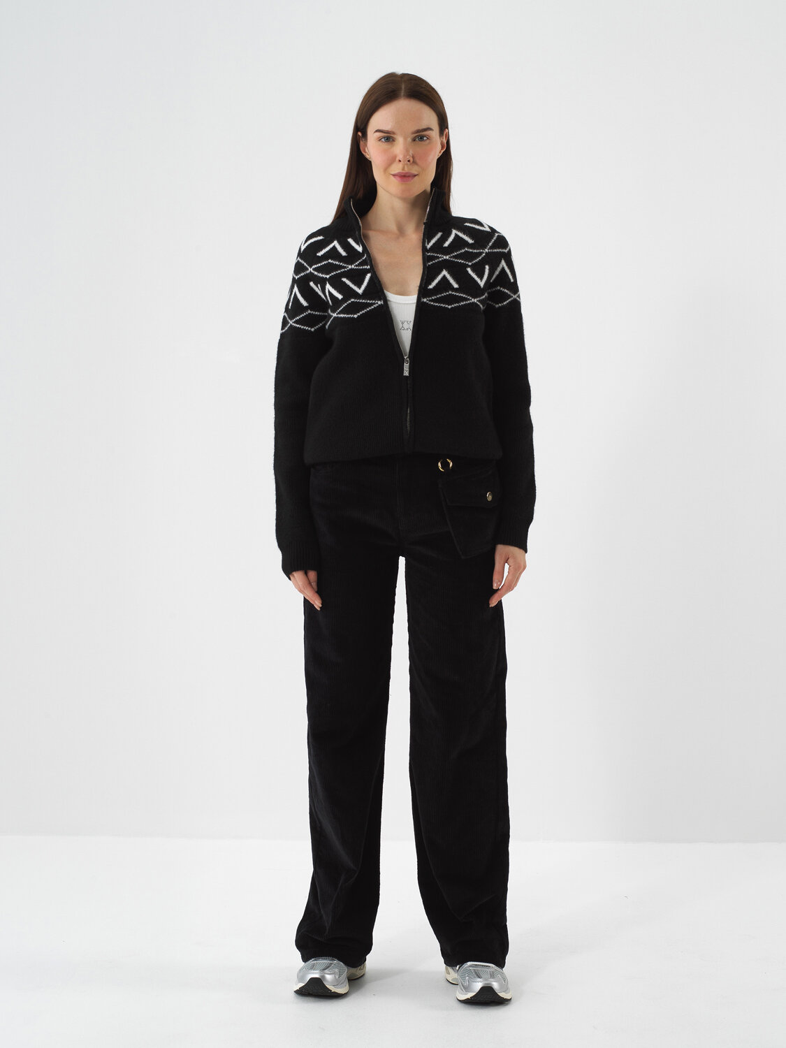 Siyah Yumuşak Dokulu Oversize Ceket - Xint