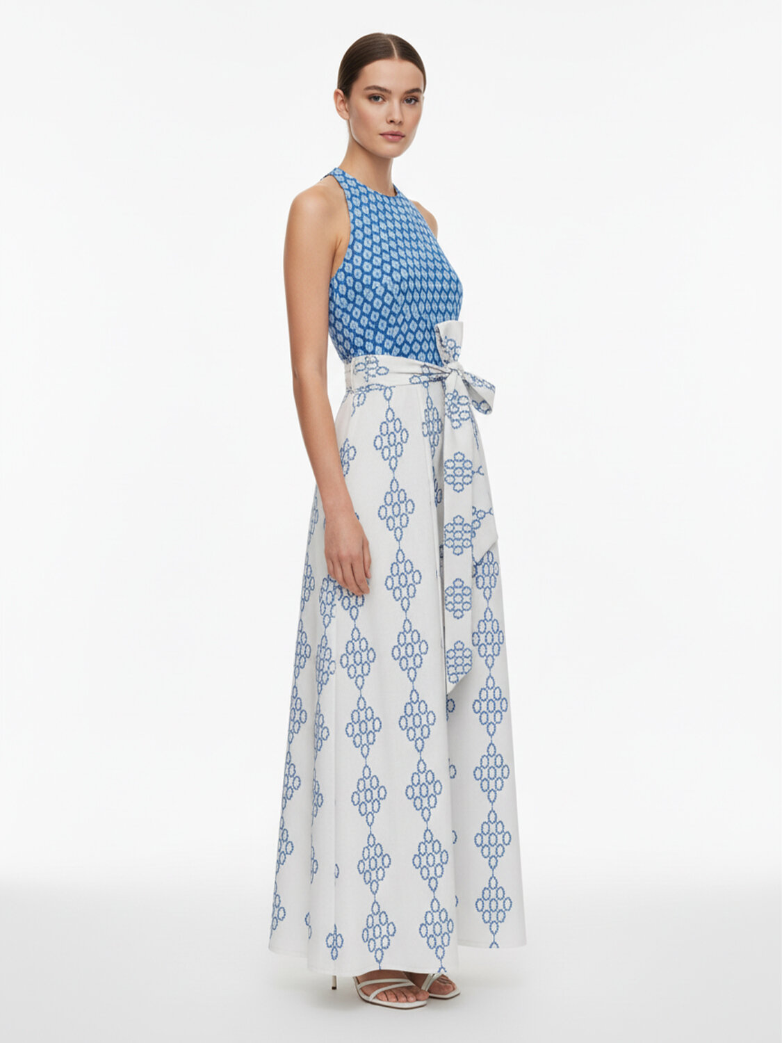 Mavi Pamuk Dokulu Regular Fit Elbise (1)