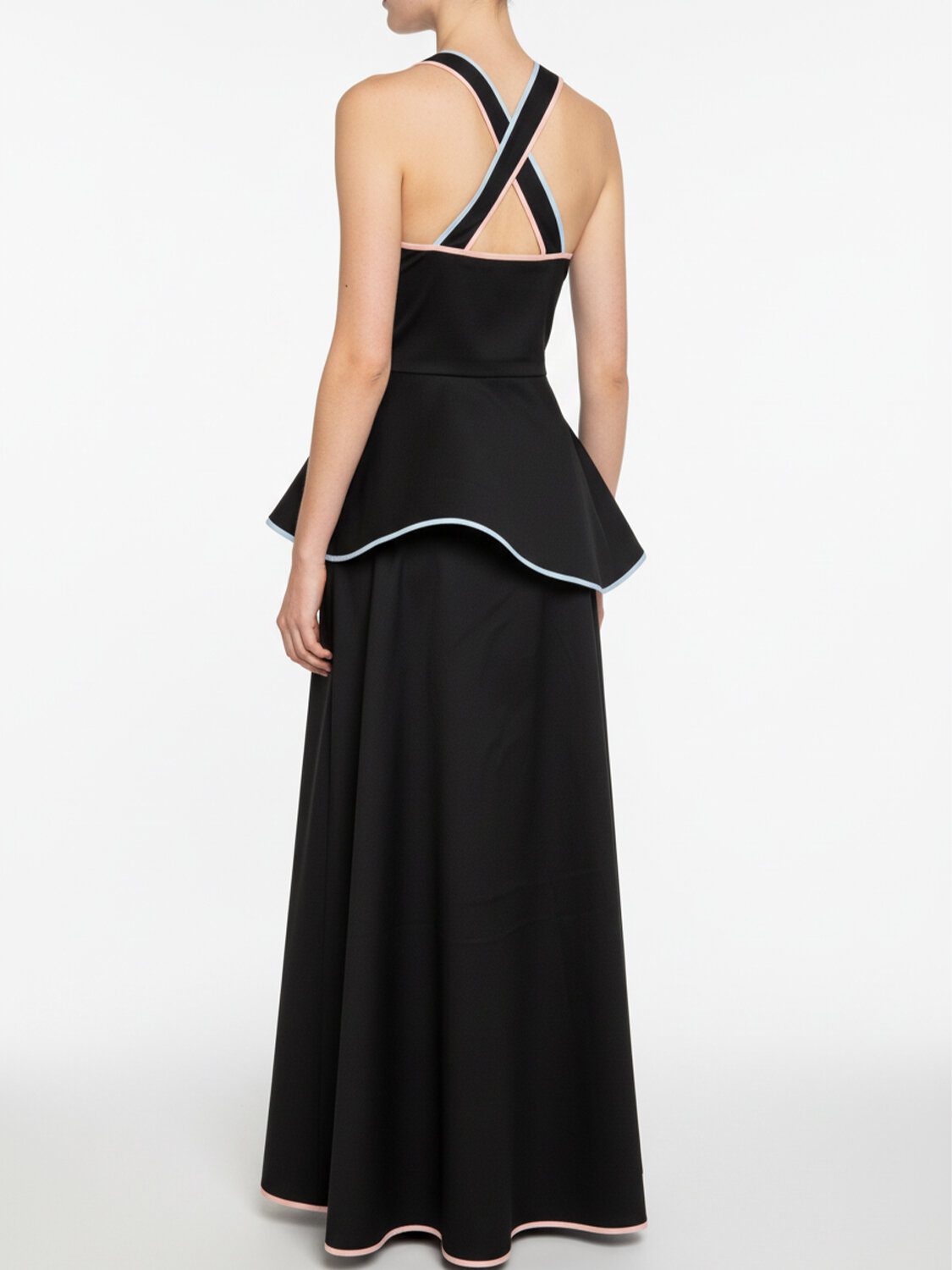 Siyah Doğal Akışlı Regular Fit Elbise - 4