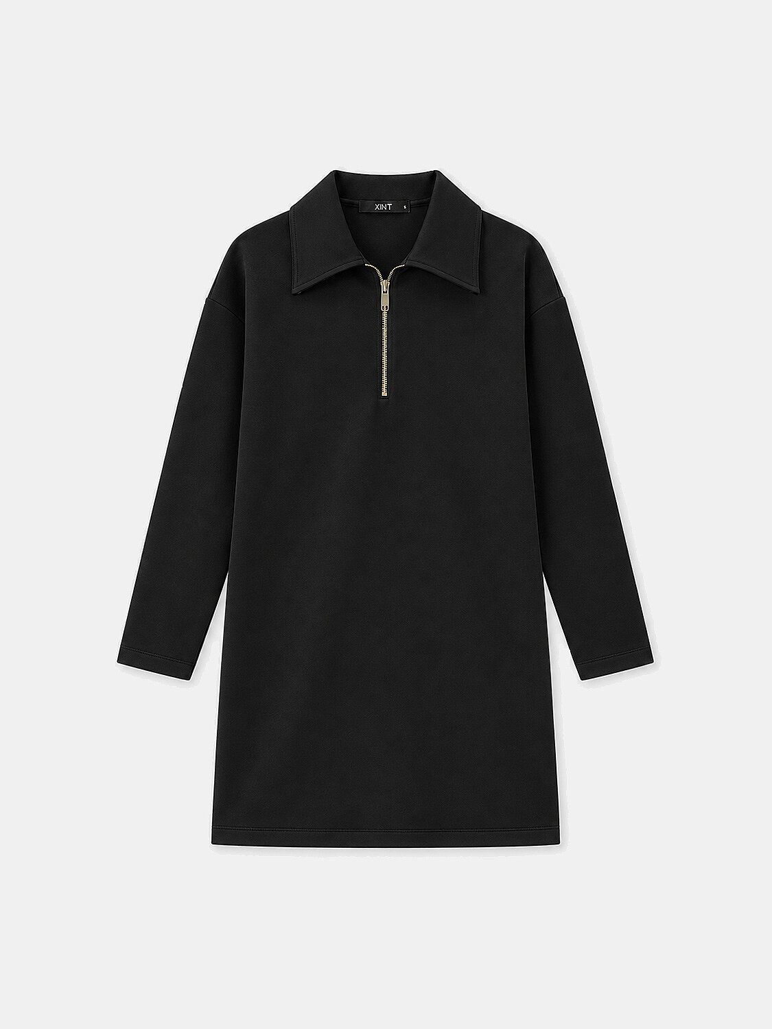 Siyah Oversize Pamuklu Elbise